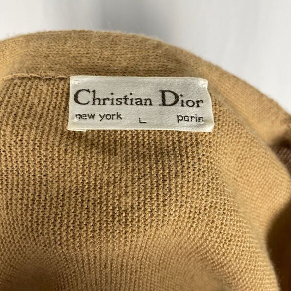 Vintage Christian Dior Logo Monogram Knit Cardigan Sweater - Women’s L - Picture 5 of 7